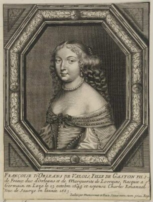 Bildnis der Francoise d'Orleans de Valois