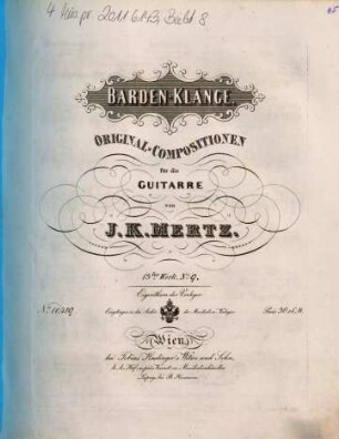 Barden-Klänge : Original-Compositionen für die Gitarre ; 13tes Werk, 9. Rondino