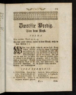 203-218, Zwölffte Predig.