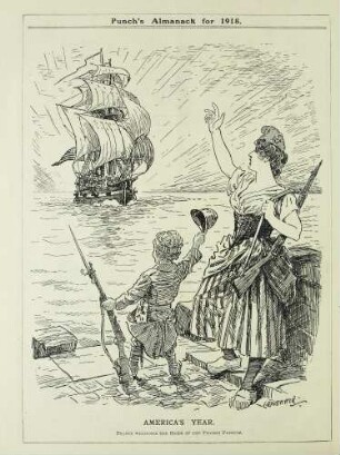 America's year. France welcomes the heirs of the pilgrim fathers