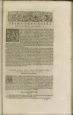 Prima Pars Libri Christiano Lectoris