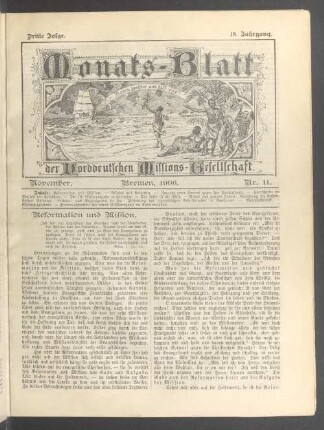 November. 1906. Nr. 11