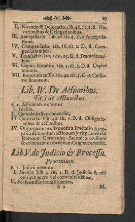 Lib. V. de Judicio & Processu.