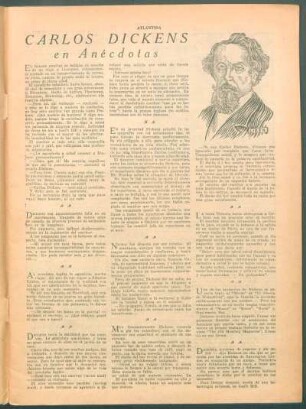 Charles Dickens en anécdotas