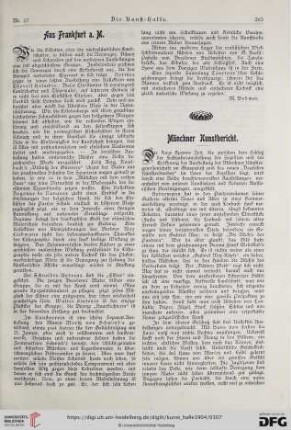 9: Münchner Kunstbericht