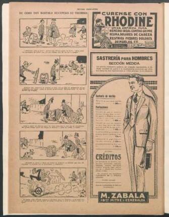 De cómo Don Bartolo recuperó su trombón [Cómic]