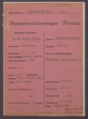 Oppenheimer, Ernst