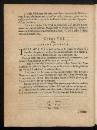 Caput VIII. De Triade Musica.