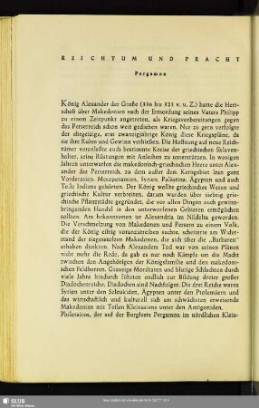 Reichtum Und Pracht : Pergamon