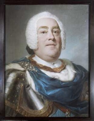 Bildnis König August III. von Polen, als Friedrich August II. Kurfürst von Sachsen