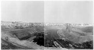 Abraumbrücke im Tagebau Klettwitz (Panorama)
