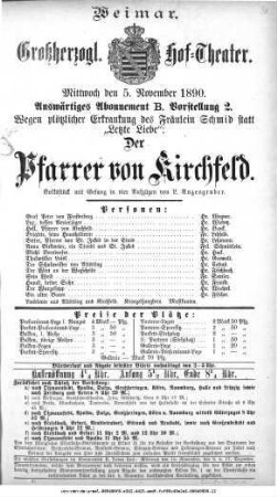 Der Pfarrer von Kirchfeld