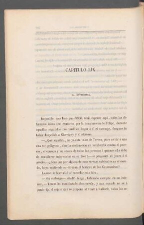 Capítulo LIX. - La entrevista.