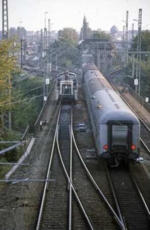 Crailsheim Lok Baureihe 218 E N-S Lok 260 708 Jagstbrücke