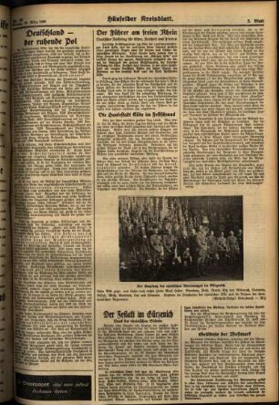 Zweite Ausgabe vom Montag, den 30. März 1936.