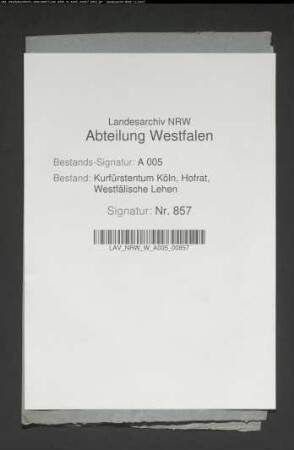 Revers des Johann Schulte zu Enste über die Belehnung mit dem dortigen Hof