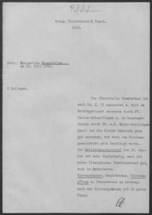 Ohnastetten: Inspektionsbericht 1932