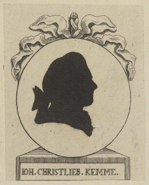 Bildnis des Ioh. Christlieb Kemme