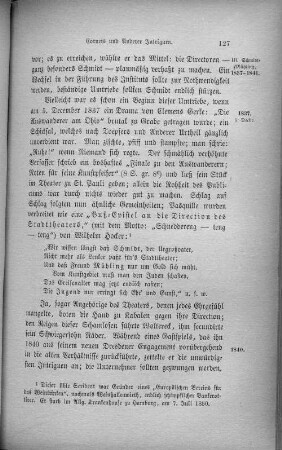 Cornets und Anderer Intriguen.