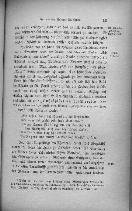 Cornets und Anderer Intriguen.