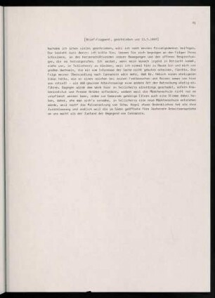 91, Brief-Fragment
