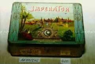 Blechdose für 100 Stück "IMPERATOR MANUFACTURE DE CIGARETTES COMP. OTTOMANE"