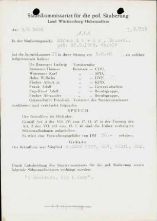 Liehr, Alfons, Dr.