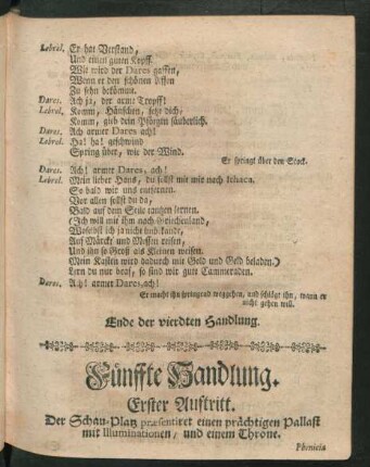 Fünffte Handlung