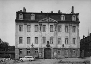 Dresden-Neustadt, Köpckestraße (Große Meißner Straße) 15. Ehem. Kollegienhaus (1723-1724; J. G. Gebhardt). Straßenfront