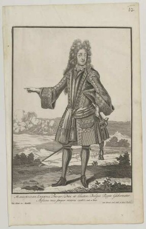 Bildnis des Maximilian Emanvel, Bavar. Dux