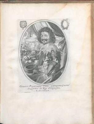 Octavio Piccolomini Comte d'Aragona General de L'armeé du Roy d'Espaigne.