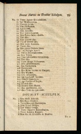 79-80, Doublet - Schulpen