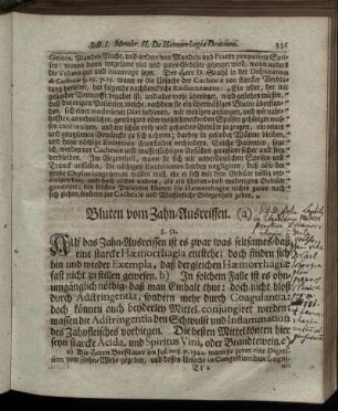 Bluten vom Zahn- Ausreissen.