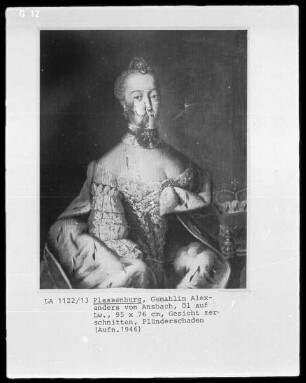 Gemahlin Alexanders von Ansbach