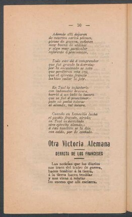 Otra victoria alemana : Derrota de los franceses