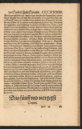 Das fünff und viertzigst Capitel.