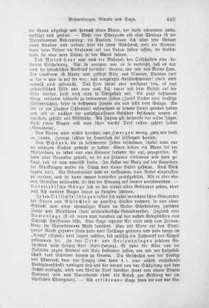 IV. Volkstümliche Überlieferungen und Mundart