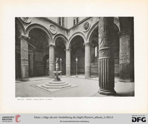 Firenze - Palazzo Vecchio - Il cortile