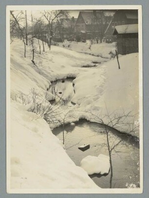 Dorfbach bei Bad Lausick in Niedergräfenhain