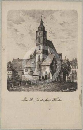 Ansicht der Christophorikirche Breslau