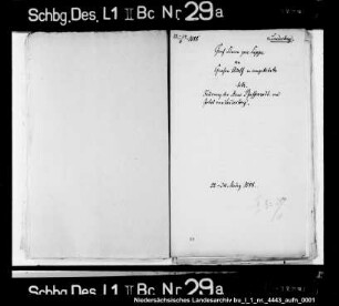 Schuldforderung des Hans Pfafferodt an Jobst von Landesberg