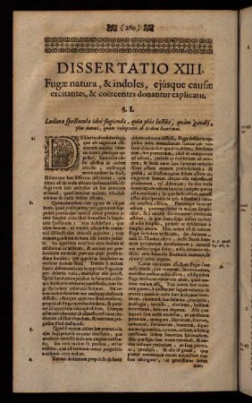 260-285, Dissertatio XIII.