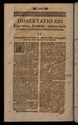 260-285, Dissertatio XIII.