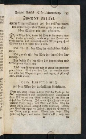 145-171, Zweyter Artikel.