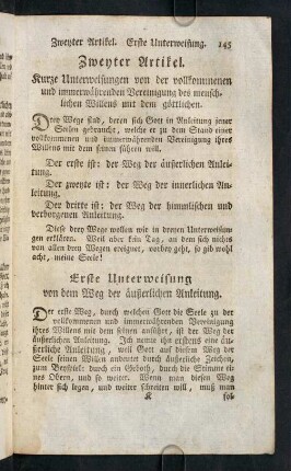 145-171, Zweyter Artikel.