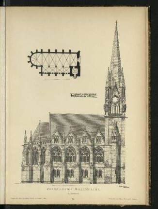 Zweischiffige Hallenkirche. H. Eberhardt