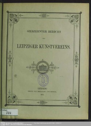 17.1872: Bericht des Leipziger Kunstvereins