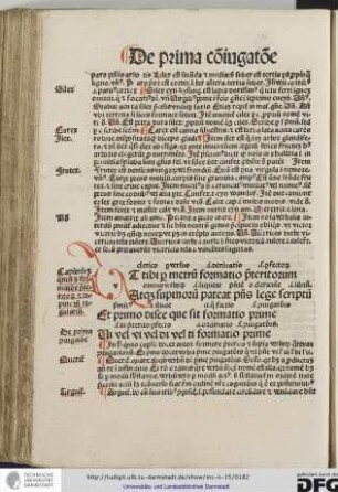 Capitulum quintum de formatione preteritorum et supinorum regularium