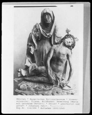 Beweinung (Maria mit Leichnam Christi)