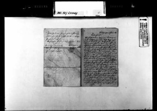Schreiben von Adolph Vischer, Britzingen, an August Lamey: Besoldung von Theologen in Baden.
